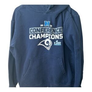 Men’s Proline 2018 NFL LA Rams Conference Champions Hoodie |
Nacy/Blue -Size M/L